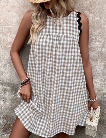 Rochie scurta SHEIN, bej