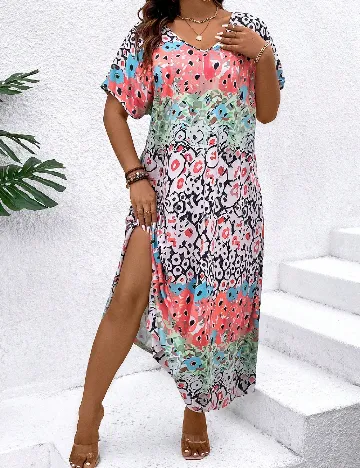 Rochie lunga SHEIN CURVE, mix culori Mix culori