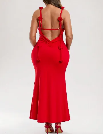 Rochie lunga SHEIN CURVE, rosu Rosu