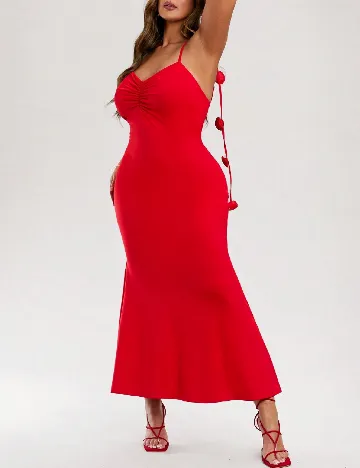 Rochie lunga SHEIN CURVE, rosu Rosu