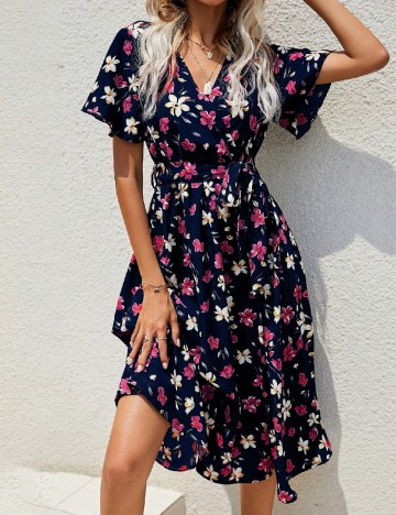 Rochie medie SHEIN, floral print