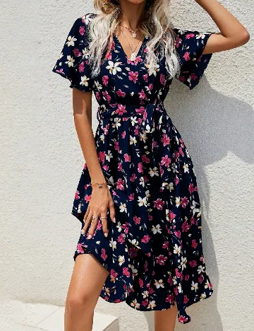 Rochie medie SHEIN, floral print Floral print