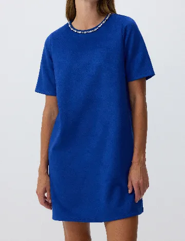 Rochie scurta Reserved, albastru Albastru