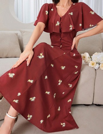 Rochie medie SHEIN, rosu