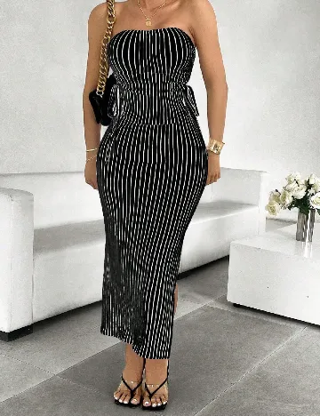 Compleu SHEIN CURVE, alb/negru