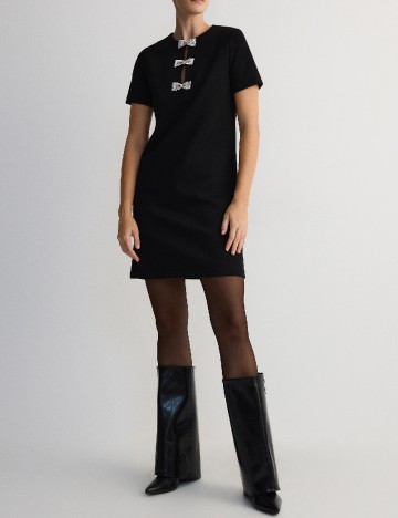 Rochie scurta Reserved, negru