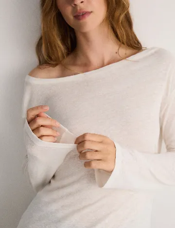 Bluza Reserved, alb Alb