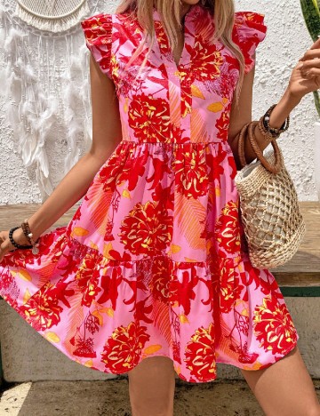 Rochie scurta SHEIN, floral