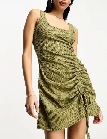 Rochie scurta ASOS, verde Verde