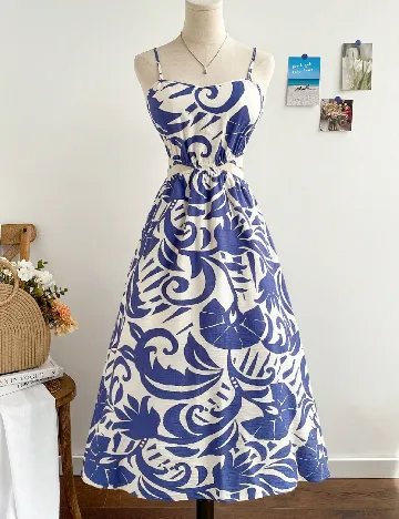 Rochie lunga SHEIN, albastru Albastru