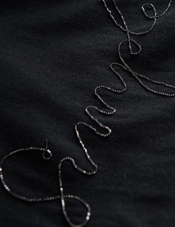 Tricou Reserved, negru