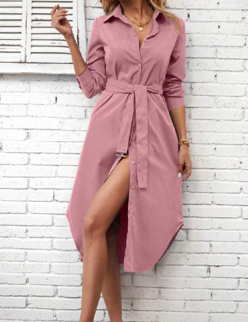 Rochie medie SHEIN, roz