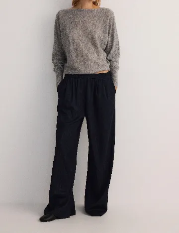Pantaloni Reserved, bleumarin Albastru