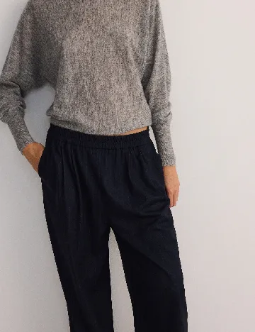 Pantaloni Reserved, bleumarin Albastru