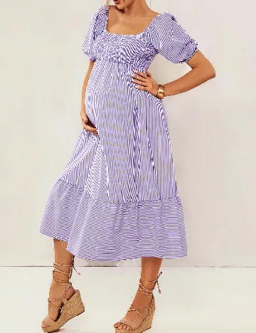 Rochie medie SHEIN Maternity, mov Mov