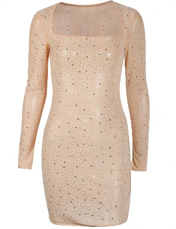 Rochie scurta SHEIN, crem Crem