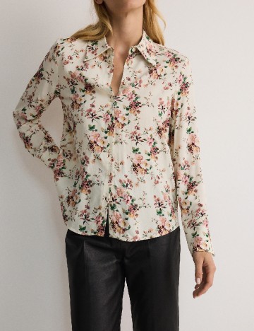 Camasa Reserved, floral print