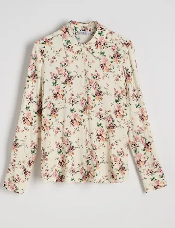 Camasa Reserved, floral print