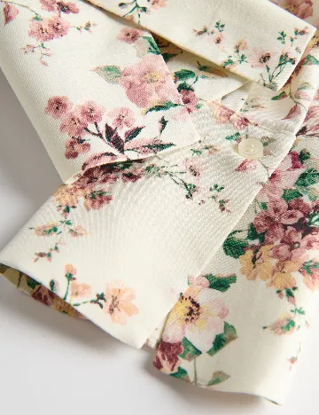 Camasa Reserved, floral print