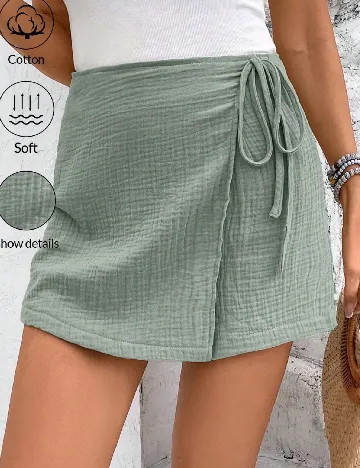 Fusta pantalon SHEIN, verde
