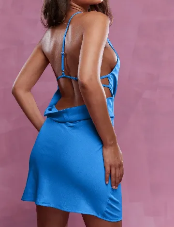 Rochie scurta Missguided, albastru