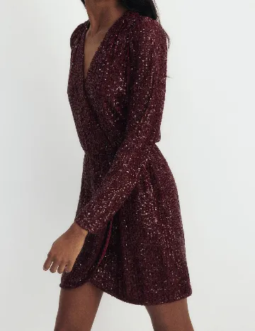 Rochie scurta Reserved, visiniu