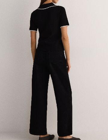 Tricou Reserved, negru