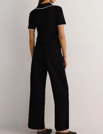 Tricou Reserved, negru