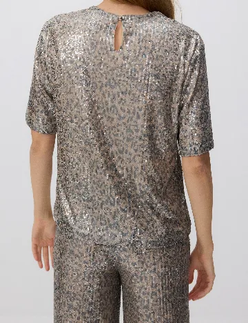 Bluza Reserved, crem/gri