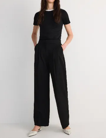 Tricou Reserved, negru