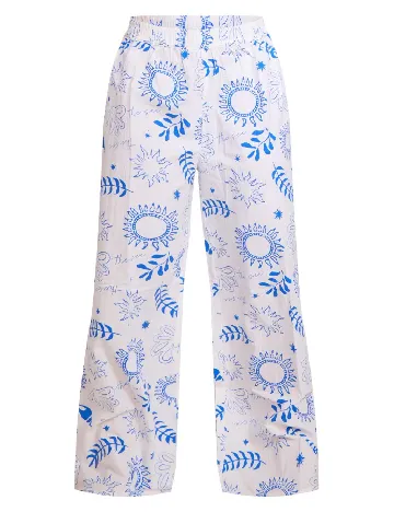 Pantaloni PRETTYLITTLETHING, alb
