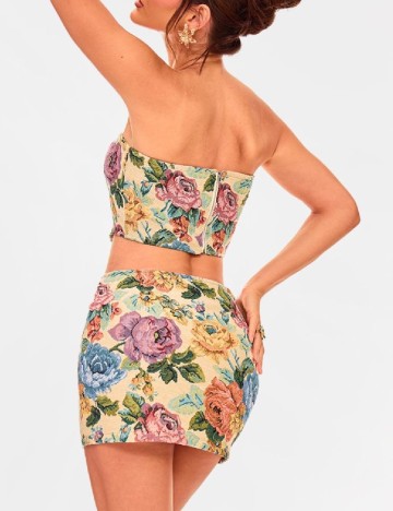 Top PRETTYLITTLETHING, floral print