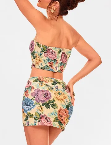 Top PRETTYLITTLETHING, floral print