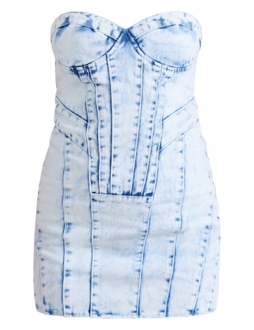 Rochie scurta PRETTYLITTLETHING, albastru