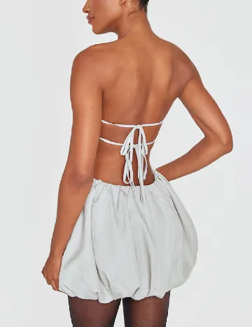 Rochie scurta PRETTYLITTLETHING, gri