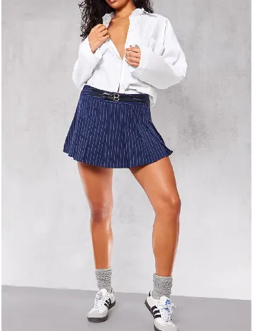 Fusta PRETTYLITTLETHING, albastru