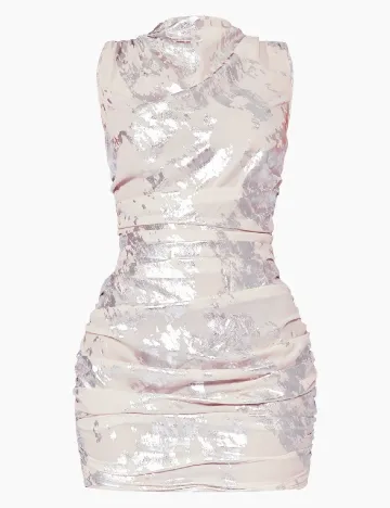 Rochie scurta PRETTYLITTLETHING, crem