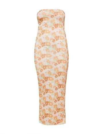 Rochie lunga PRETTYLITTLETHING, floral print