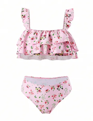 Costum de baie SHEIN, roz Roz