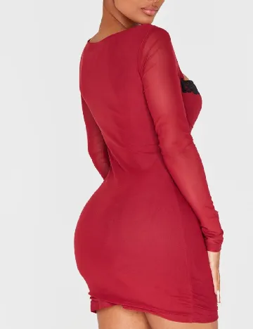 Rochie scurta PRETTYLITTLETHING, rosu