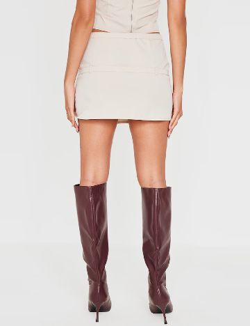 Fusta PRETTYLITTLETHING, bej