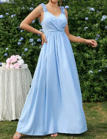 Rochie lunga SHEIN, bleu Albastru