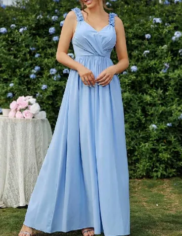 Rochie lunga SHEIN, bleu Albastru