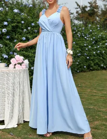 Rochie lunga SHEIN, bleu Albastru