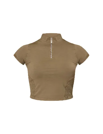 Top PRETTYLITTLETHING, verde
