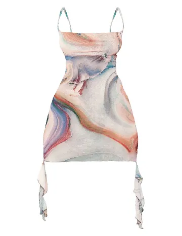 Rochie scurta PRETTYLITTLETHING, mix culori