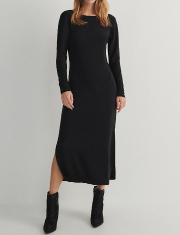 Rochie medie Reserved, negru