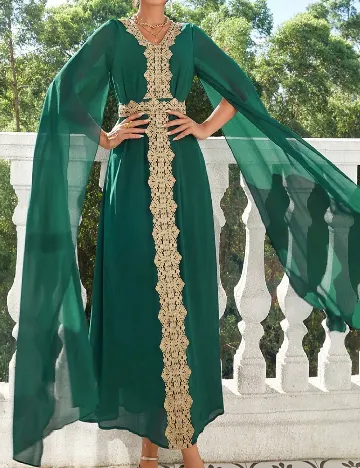Rochie lunga SHEIN, verde