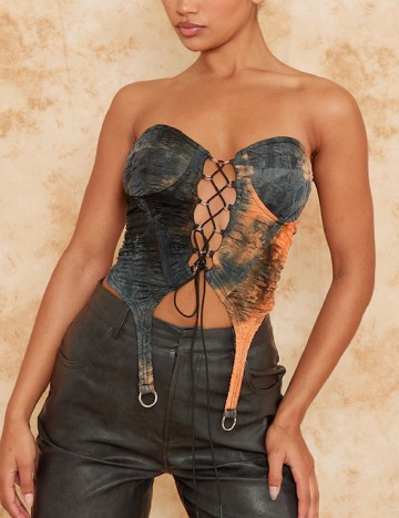 Top PRETTYLITTLETHING, mix culori
