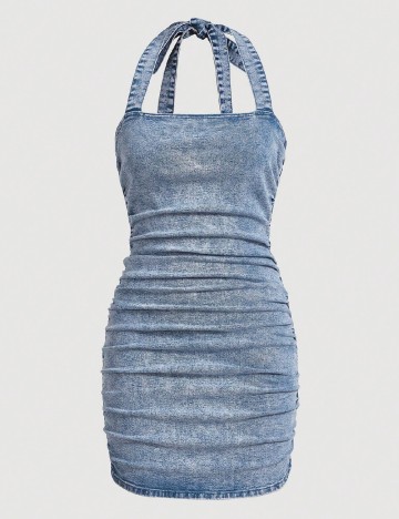 Rochie scurta SHEIN, albastru